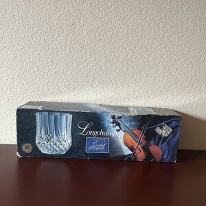 Cristal d'Arques Longchamp set of 4